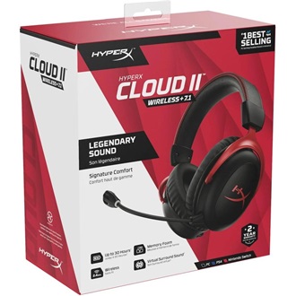 HP HyperX Cloud II Wireless gaming fejhallgató headset