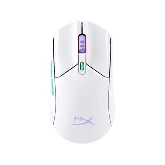 HP HyperX Pulsefire Haste 2 Core Wireless optikai Bluetooth / vezeték nélküli gaming egér fehér-lila