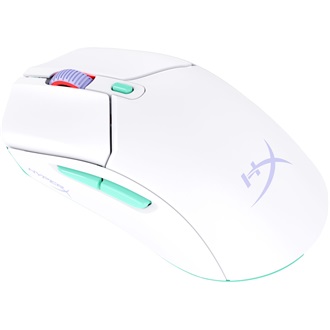 HP HyperX Pulsefire Haste 2 Core Wireless optikai Bluetooth / vezeték nélküli gaming egér fehér-lila