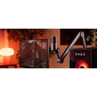 HP HyperX SoloCast 2 gaming mikrofon fekete