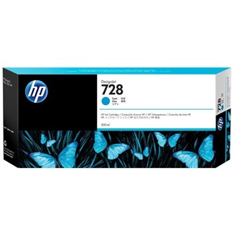 HP INK CARTRIDGE NO 728 300ML CYAN tintapatron ciánkék