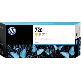 HP INK CARTRIDGE NO 728 300ML YELLOW tintapatron sárga