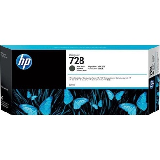 HP INK CARTRIDGE NO 728 MATTEBLACK 300ML tintapatron matt fekete