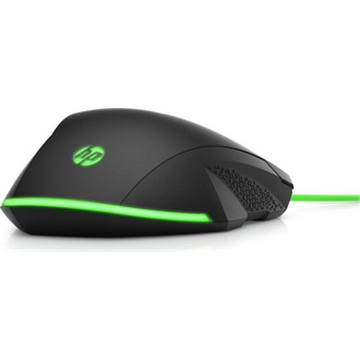 HP Pavilion 200 USB optikai gaming egér fekete-zöld