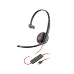 HP Poly Blackwire 3210 USB-C HS +USB-C/A (BULK) fejhallgató headset