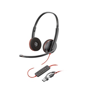 HP Poly Blackwire 3220 USB-C HS +USB-C/A (BULK) fejhallgató headset