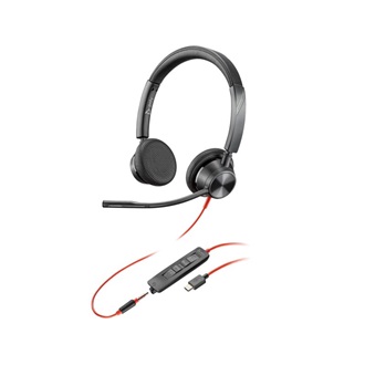 HP Poly Blackwire 3325 USB-C HS +3.5MMP +USB-C/A fejhallgató headset