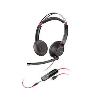HP Poly Blackwire 5220 USB-C HS +USB-C/A (BULK) fejhallgató headset