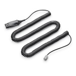HP Poly HIS TAA QD (Quick Disconnect) - RJ9 M/M audio kábel fekete