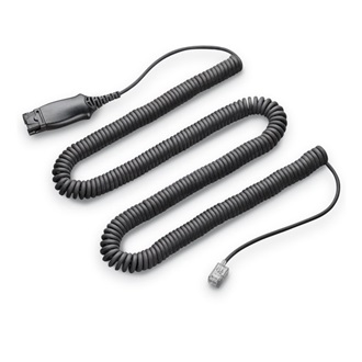 HP Poly HIS TAA QD (Quick Disconnect) - RJ9 M/M audio kábel fekete