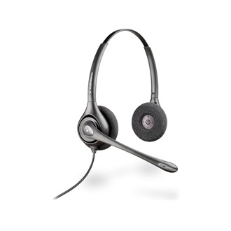 HP Poly SUPRAPLUS HW261N BINAURAL DUAL HEADSET +POUCH EURO fejhallgató headset