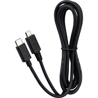 HP Poly Savi 7200 USB-C - USB-B 2.0 micro M/M töltőkábel fekete