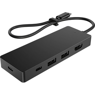 HP Travel Hub G3 5-portos USB-C HDMI hub fekete