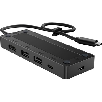 HP Travel Hub G3 5-portos USB-C HDMI hub fekete