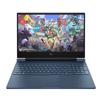 HP Victus 15-fb2020nh gaming notebook kék (Performance Blue)