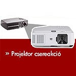 HP digitális projektor csereakció