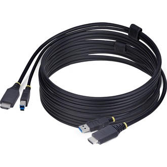 StarTech HDMI 2.0 USB-A 3.0 M/M KVM kábel 3m fekete