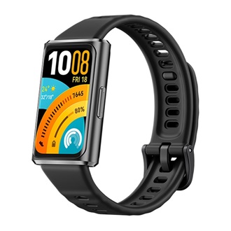HUAWEI BAND 11 PRO okoskarkötő (alumínium keret, aktivitásmérő, pulzusmérő, hívásjelzés, vízálló, szilikon szíj) FEKETE