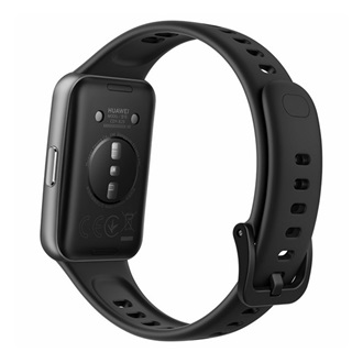 HUAWEI BAND 11 okoskarkötő (alumínium keret, aktivitásmérő, pulzusmérő, hívásjelzés, vízálló, szilikon szíj) FEKETE