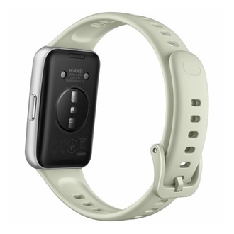 HUAWEI BAND 11 okoskarkötő (alumínium keret, aktivitásmérő, pulzusmérő, hívásjelzés, vízálló, szilikon szíj) VILÁGOSZÖLD
