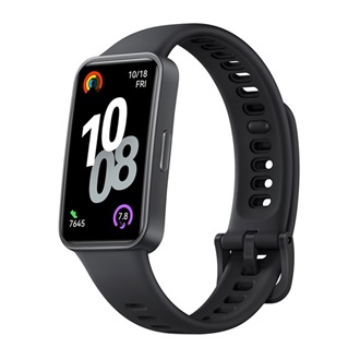 HUAWEI Band 10 okoskarkötő (aktivitásmérő, pulzusmérő, hívásjelzés, vízálló, szilikon szíj) FEKETE