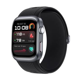 HUAWEI Watch D2 okosóra (48mm, aktivitásmérő, vérnyomásmérő, pulzusmérő, IP68 vízálló, szilikon szíj) FEKETE
