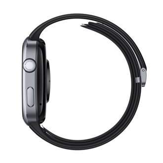 HUAWEI Watch D2 okosóra (48mm, aktivitásmérő, vérnyomásmérő, pulzusmérő, IP68 vízálló, szilikon szíj) FEKETE