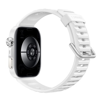 HUAWEI Watch Fit 5 Pro okosóra (szilikon szíj, állítható, aktivitásmérő, barométer, GPS, NFC) FEHÉR