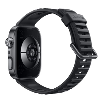 HUAWEI Watch Fit 5 Pro okosóra (szilikon szíj, állítható, aktivitásmérő, barométer, GPS, NFC) FEKETE