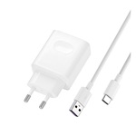 HUAWEI hálózati töltő USB aljzat (40W, PD gyorstöltő + Type-C kábel) FEHÉR (Gigapack csomagolás)