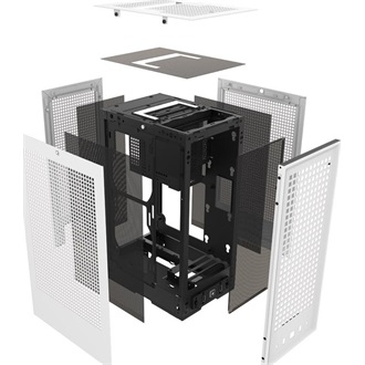 HYTE Revolt 3 táp nélküli Mini-ITX számítógépház fehér