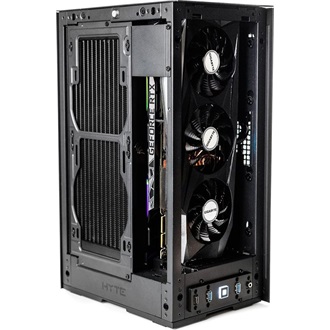 HYTE Revolt 3 táp nélküli Mini-ITX számítógépház fekete (Bontott!)