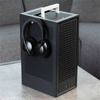 HYTE Revolt 3 táp nélküli Mini-ITX számítógépház fekete (Bontott!)