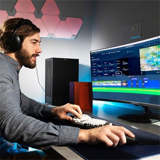 HYTE Revolt 3 táp nélküli Mini-ITX számítógépház fekete (Bontott!)