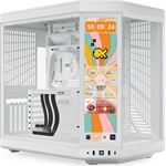 HYTE Y70 Touch Infinite táp nélküli ablakos Mid Tower számítógépház fehér