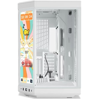 HYTE Y70 Touch Infinite táp nélküli ablakos Mid Tower számítógépház fehér