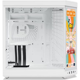 HYTE Y70 Touch Infinite táp nélküli ablakos Mid Tower számítógépház fehér