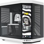 HYTE Y70 Touch Infinite táp nélküli ablakos Mid Tower számítógépház fehér-fekete