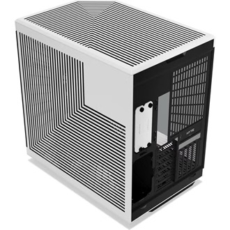 HYTE Y70 Touch Infinite táp nélküli ablakos Mid Tower számítógépház fehér-fekete