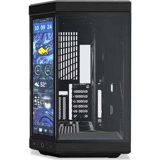 HYTE Y70 Touch Infinite táp nélküli ablakos Mid Tower számítógépház fekete (Bontott!)