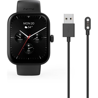 Hama 00178614 "Smartwatch 5000" fekete szögletes okosóra