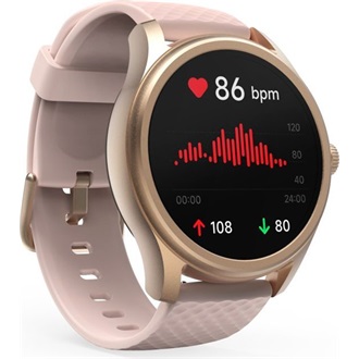 Hama 00178616 "Smartwatch 5010" rózsaarany kerek okosóra