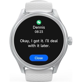 Hama 00178617 "Smartwatch 5010" ezüst kerek okosóra