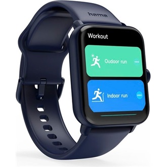 Hama 00178621 "Smartwatch 6010" kék okosóra