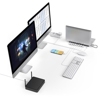 Hama 10-in-1 10-port USB-C dokkoló szürke