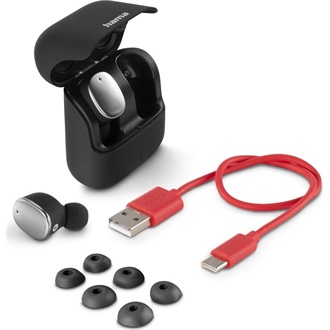 Hama 184108 "SPIRIT PURE" fekete Bluetooth True Wireless fülhallgató
