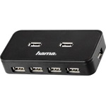 Hama 200123 7-portos USB2.0 hub fekete