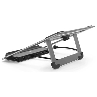 Hama 200139 12-in-1 12-port 100W USB-C dokkoló szürke