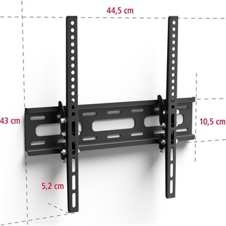 Hama FITV 32"-75" fali tartó fekete