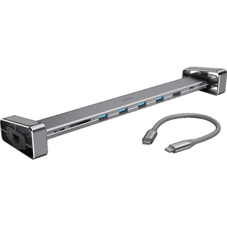 Hama 9-in-1 V2 10-port USB-C dokkoló szürke